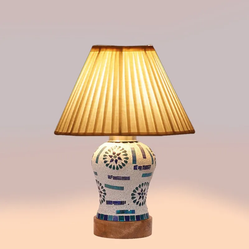 Sonara Pleatra Wooden Table Lamp - Multicolor media 6