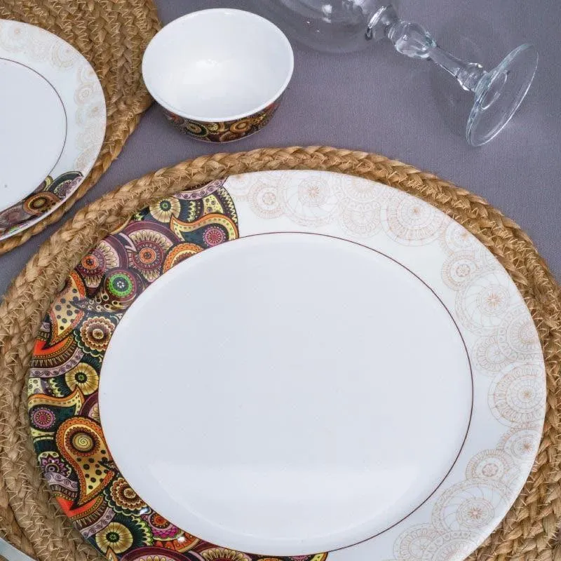 Servewell Ashley Melamine Dinner Set - Twelve Piece Set media 1