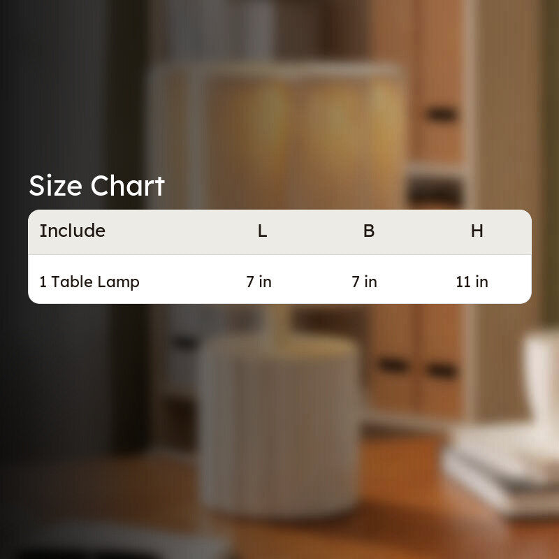 Rowan Designer Cotton Table Lamp - White media 8