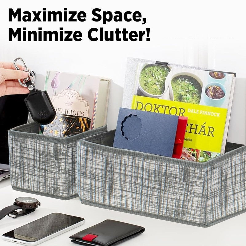 Laxis ClosetEase Fabric Cloth Organizer - Set Of Six media 4