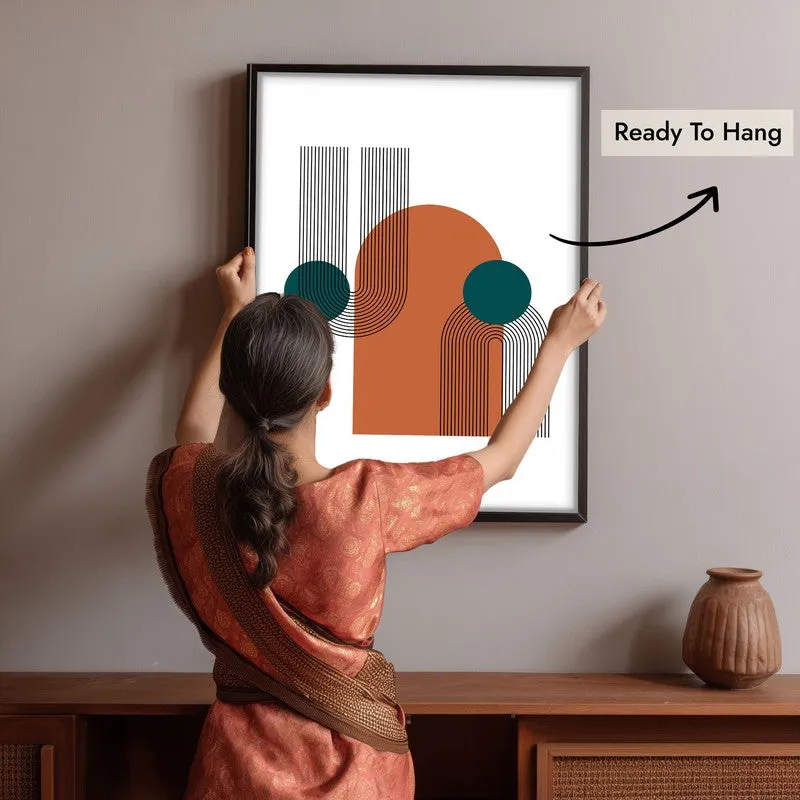 Zenith Canvas Wall Painting With Black Frame media 10