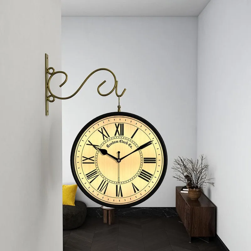 Carroway Double Sided Wall Clock media 1