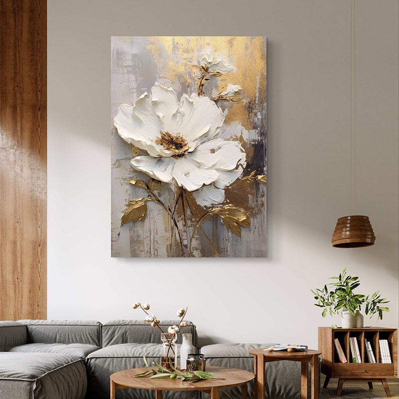 Floretta Aurum Canvas Wall Painting