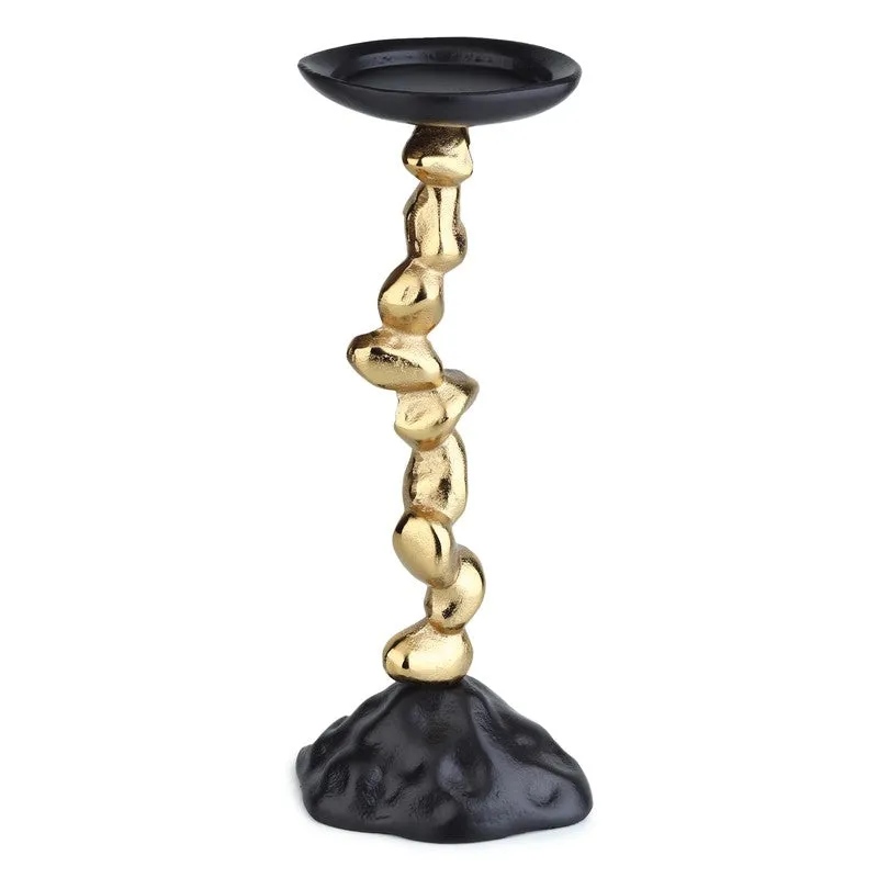 GlowNest Candle Holder - Black,Gold media 5
