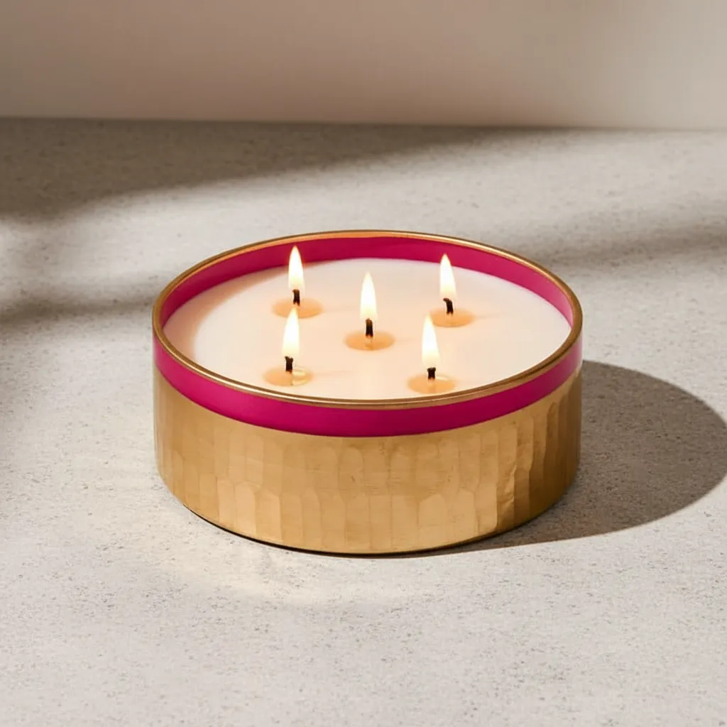 Mogra Scented Bowl Candle media 1