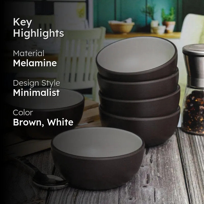 Servewell Dima Green Snack Bowl (400 ML) - Set Of Six media 2