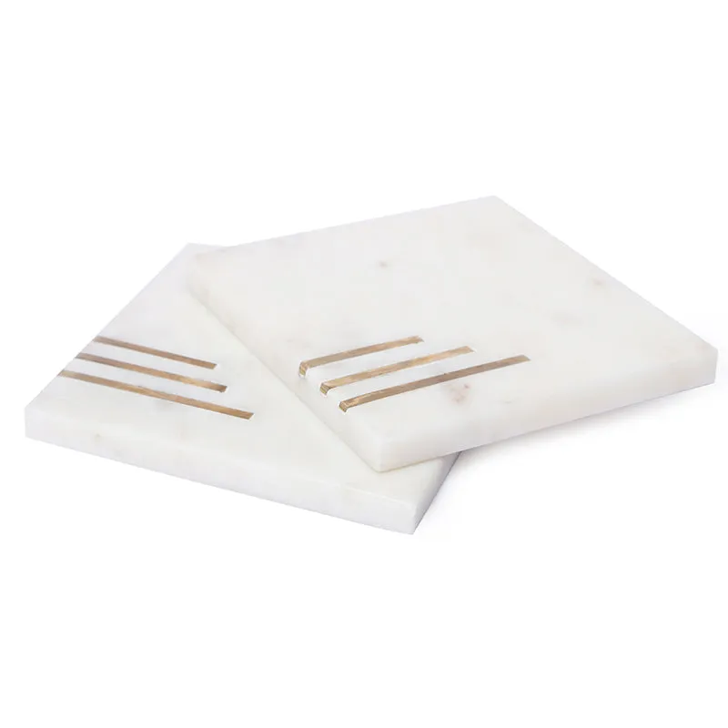Rocca Marble Coaster - Set Of Four media 3