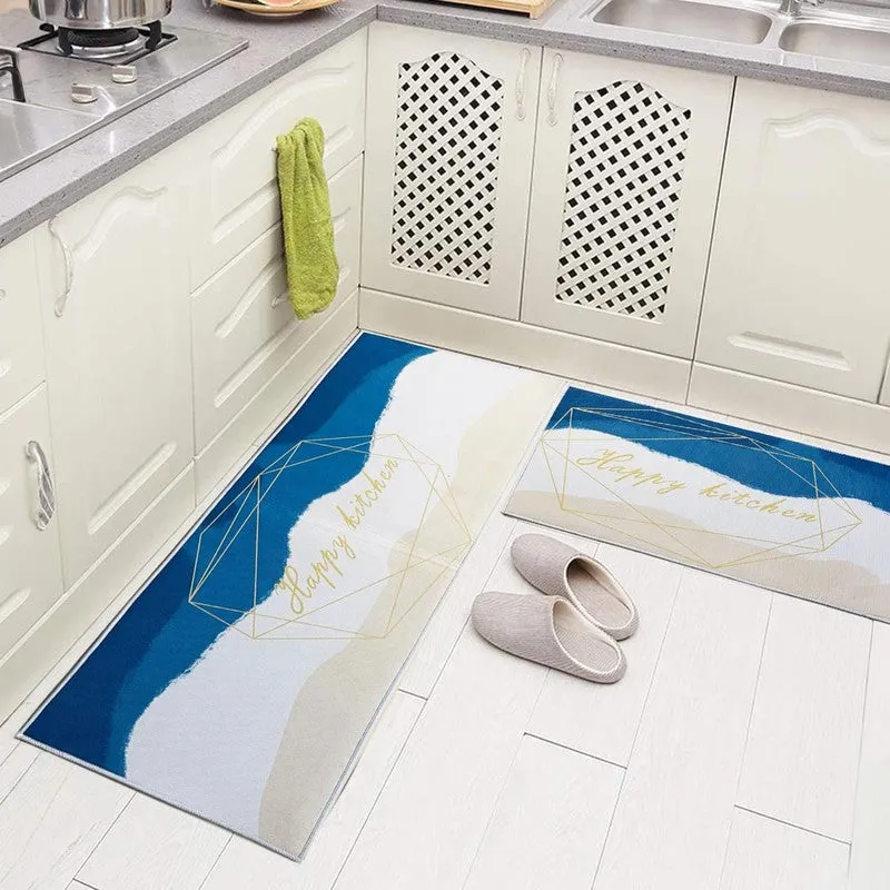 Coastal Anti (Skid Foam Kitchen Floor Mats) - Set Of Two media 1