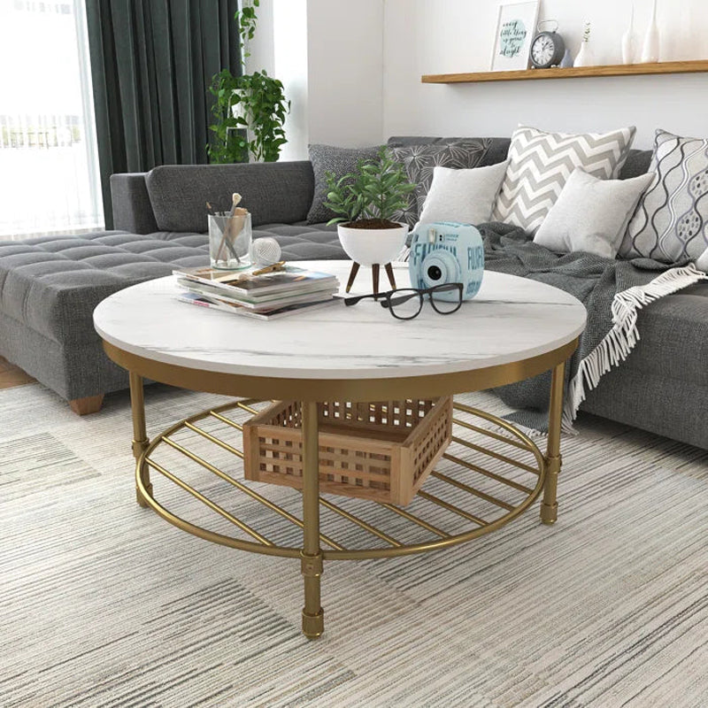Oneira Accent Table with Marble Top