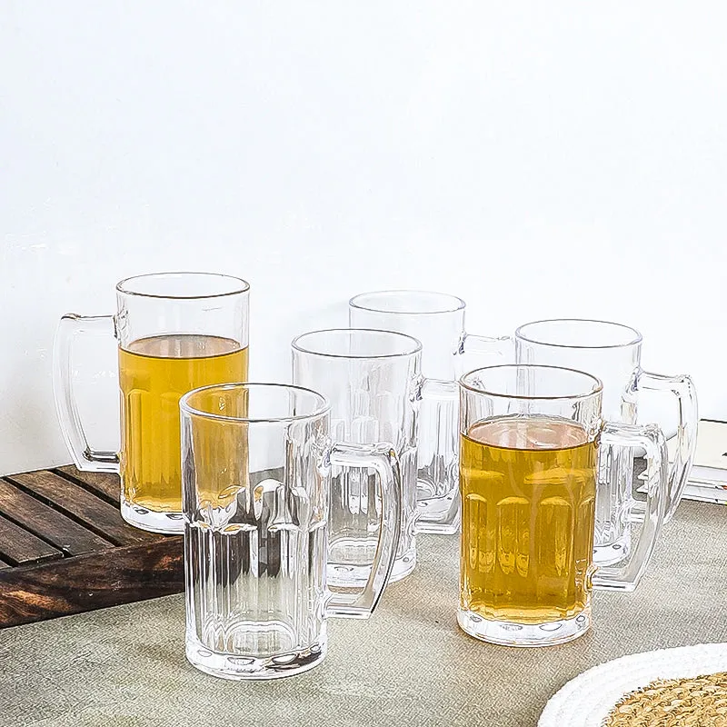 Lukyan Beer Mug (600 ML) - Set Of Six media 1