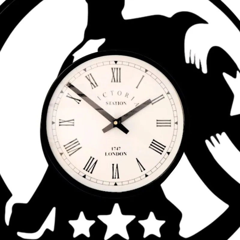 Captain America Steel Analog Wall Clock - Black media 5