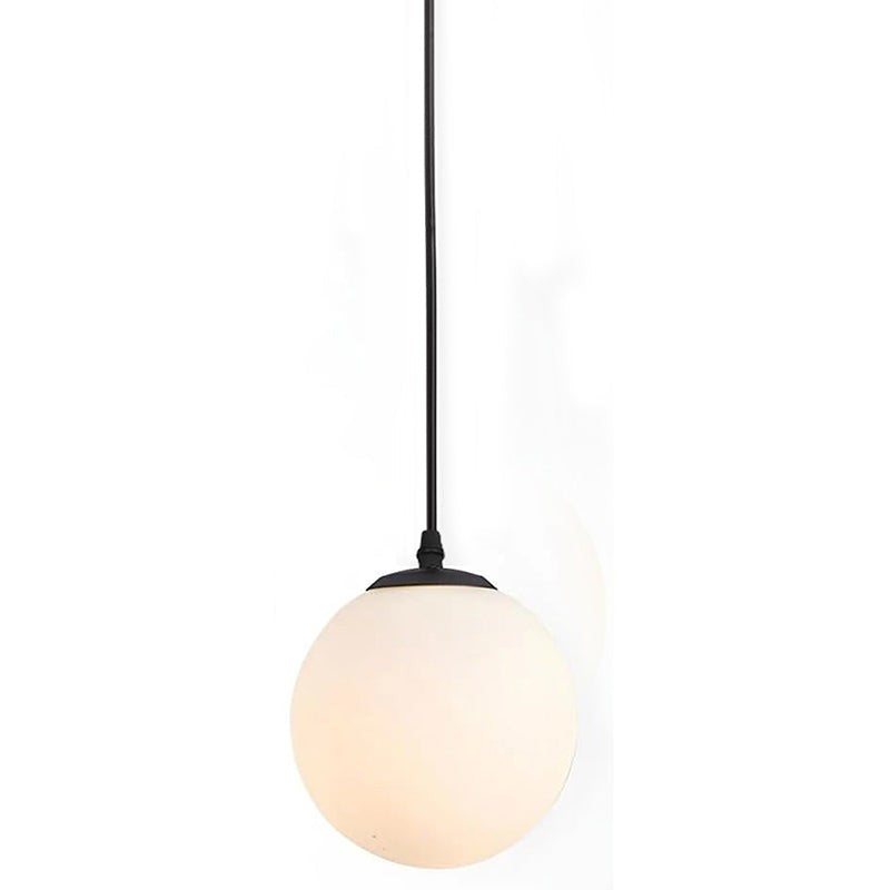 Sand thread Glass Ceiling Lamp - Black & White media 5