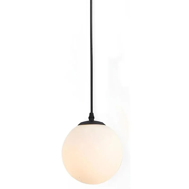 Sand thread Glass Ceiling Lamp - Black & White media 5
