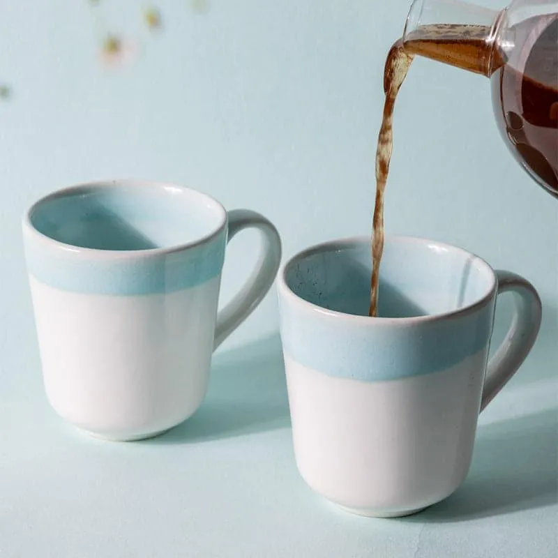Fasia Stoneware Coffee Mug (350 mL Each) - Set of Two media 1