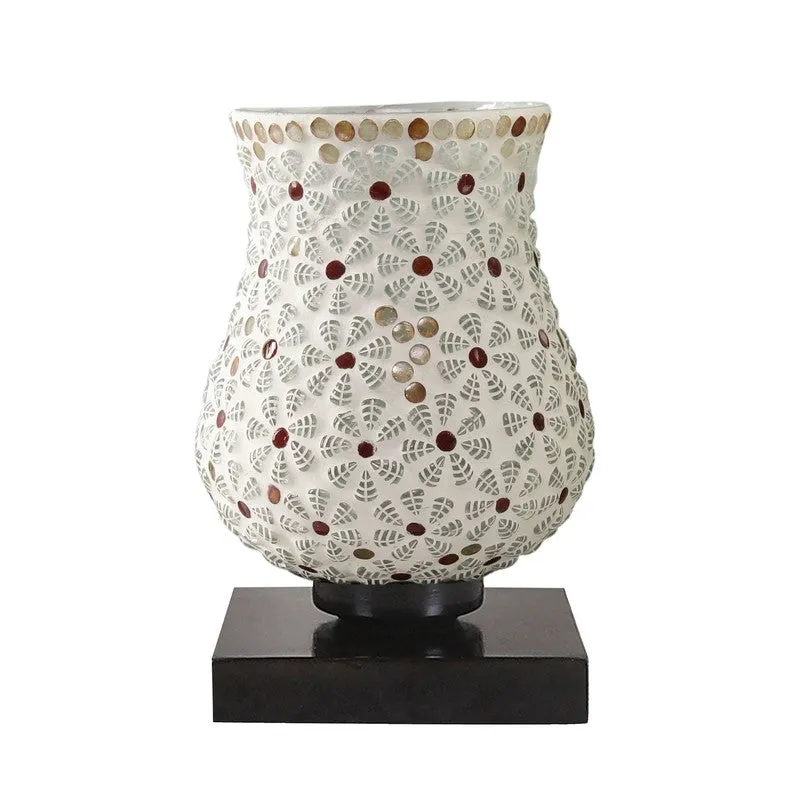 Radient Mosaic Glass Table Lamp - Multicolor media 4