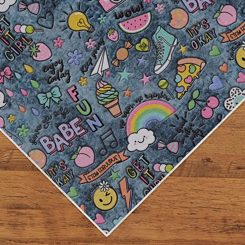 Nuvra Rainbow Anti-Skid Carpet media 6