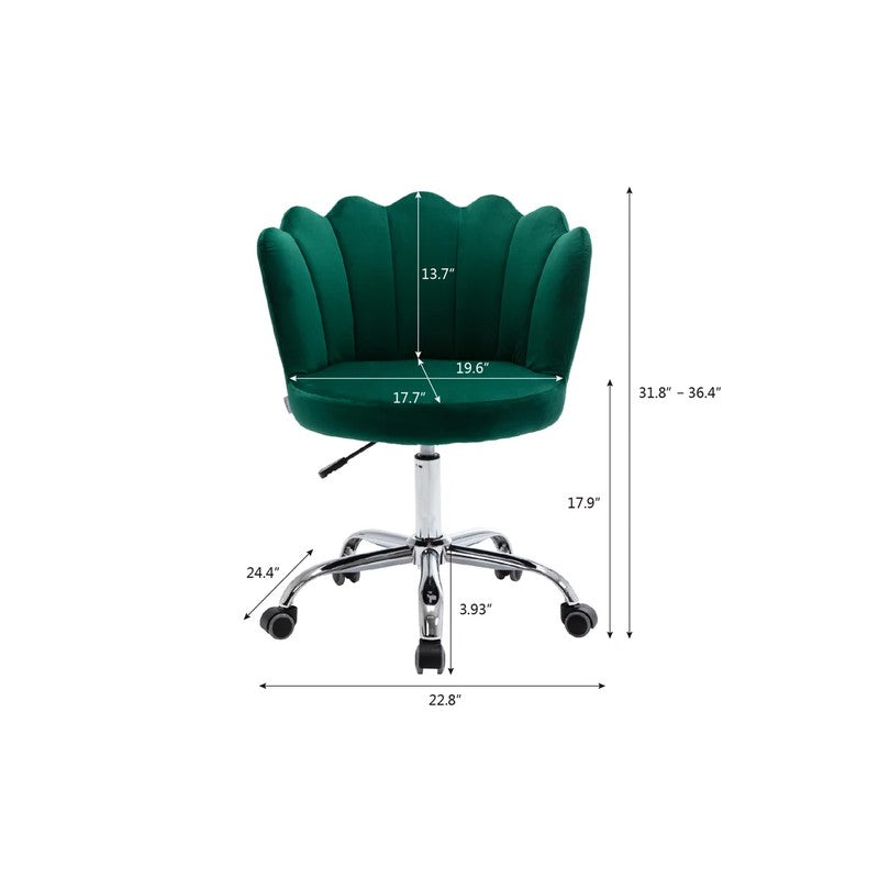 Flexon Metal Office Chair  -  Green media 8