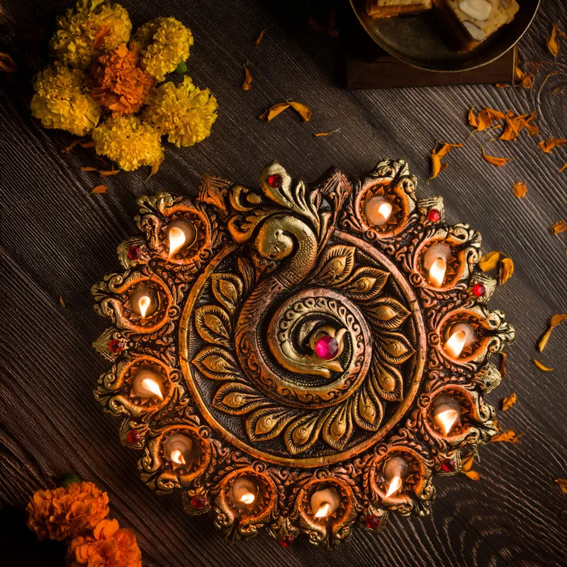 Mayurajyoti Terracotta Diya media 1
