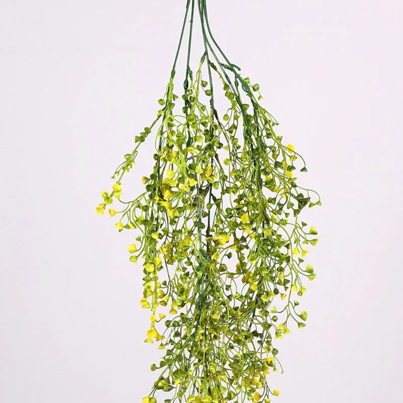 Verdhang VII Artificial Hanging Vine (Yellow) - 2.7 Feet media 3