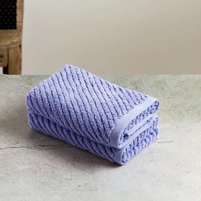Nautica Riviera Soft Cotton Hand Towel (Blue) - Set Of Two media 3