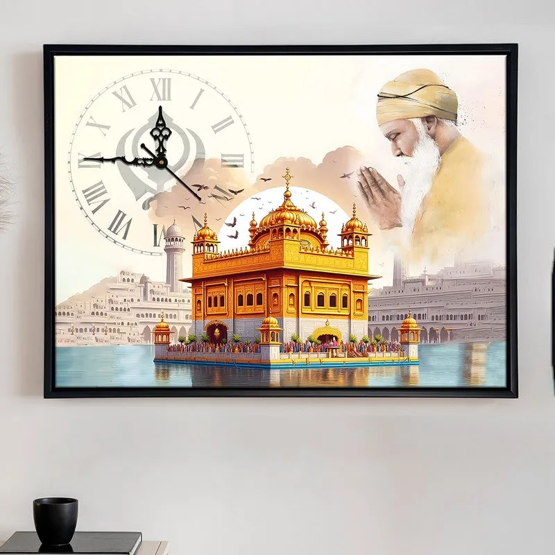Heavenly Hue Wall Art With Clock - 3