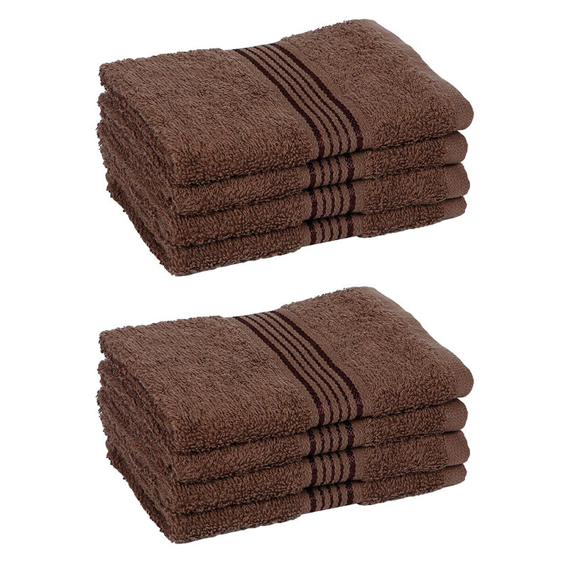 Bodil Face Towel (Brown) - Set Of Eight media 4