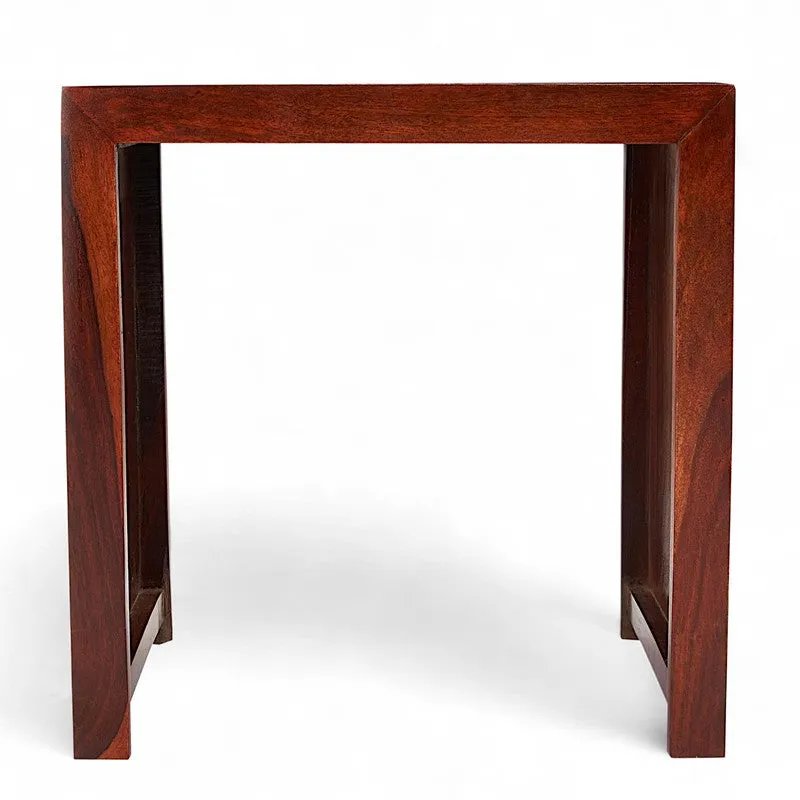 Sverox Sheesham Wooden Side & Bedside Table (Deep Brown) - Set Of Three media 5