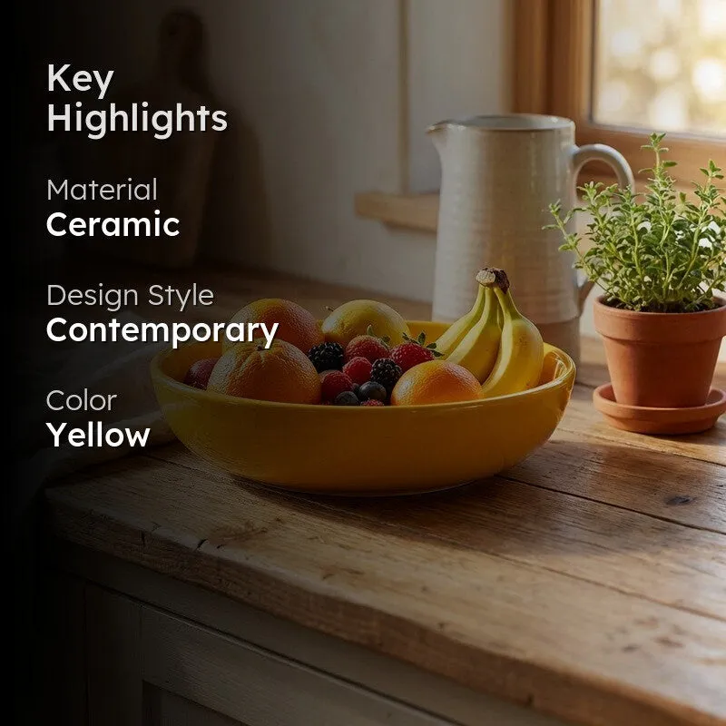 Ceramic Salad Bowls (300 mL) - Yellow media 2