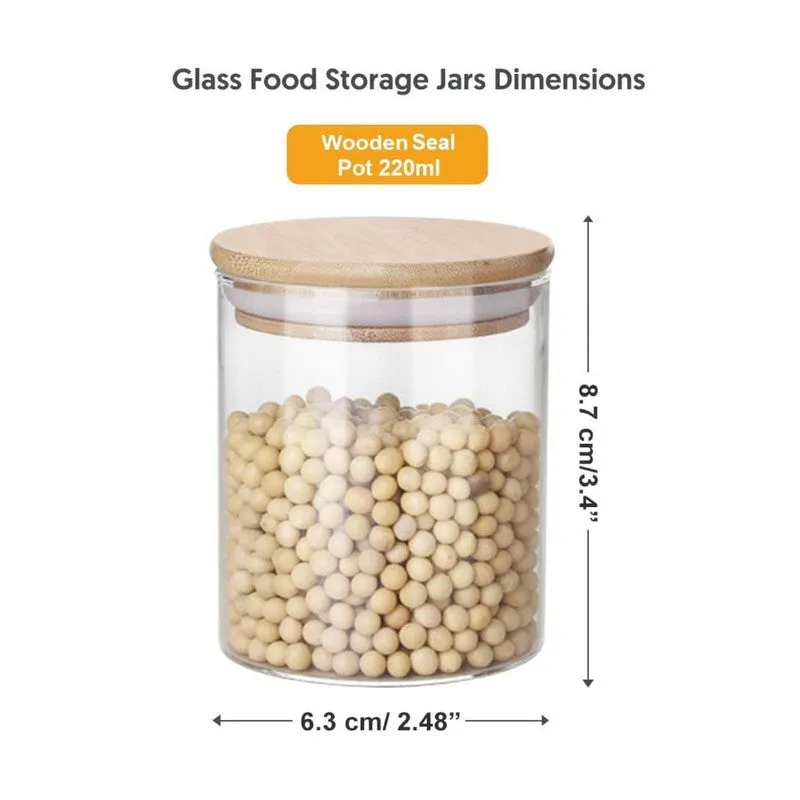DesiCharm Pantry Jar (220 mL Each) - Set of Twelve media 11