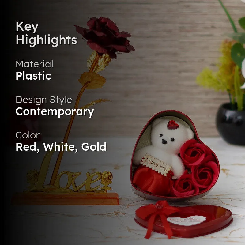 Forever Love Rose Gift Box - Red - 2
