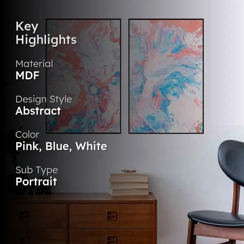 Cotton Candy Wall Art - Set Of Two media 2