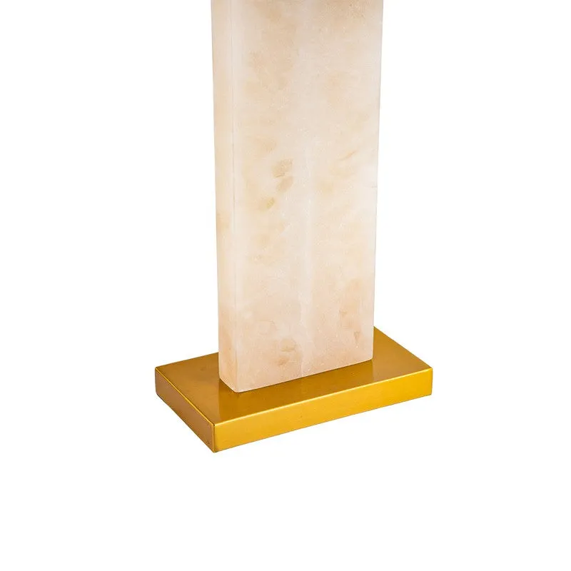 AarviDecor Zayden Classic Marble Table Lamp - White media 6