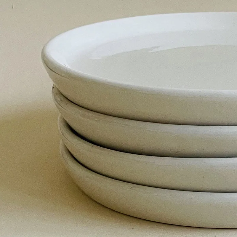 Aurale Ceramic Quarter Plate (White) - Set Of Four media 5