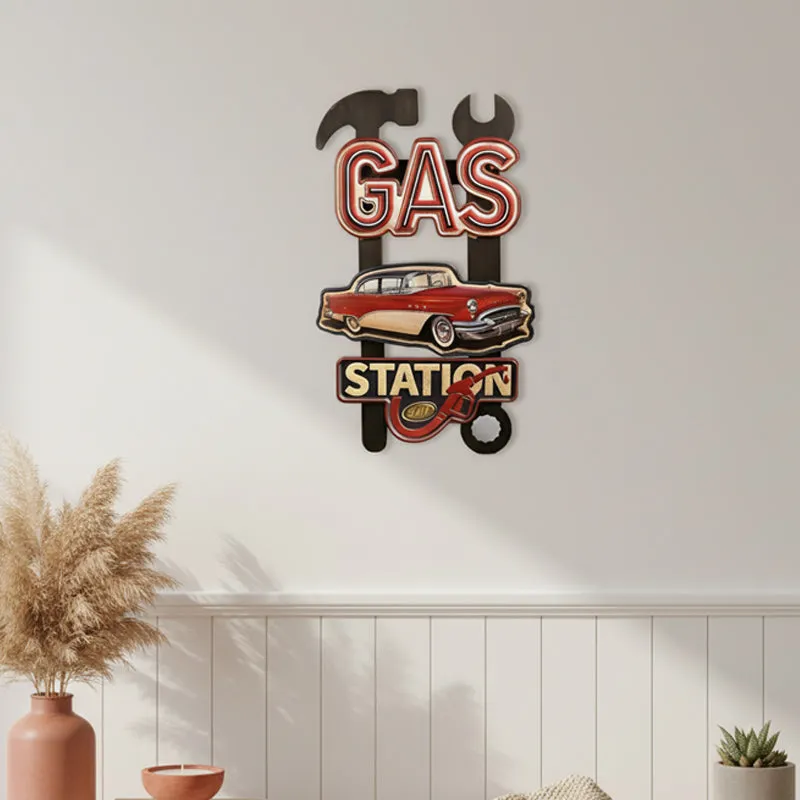 Gas Tool Retro Metal Wall Accent media 1