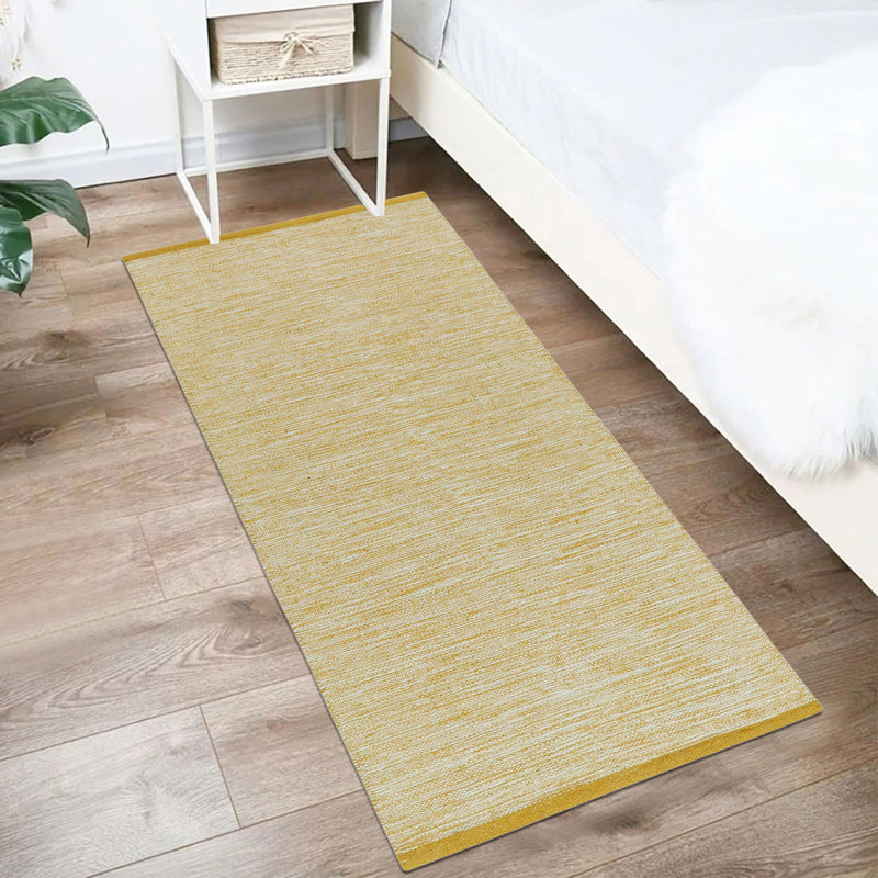 Artivine Cotton Runner Rug - Yellow media 3