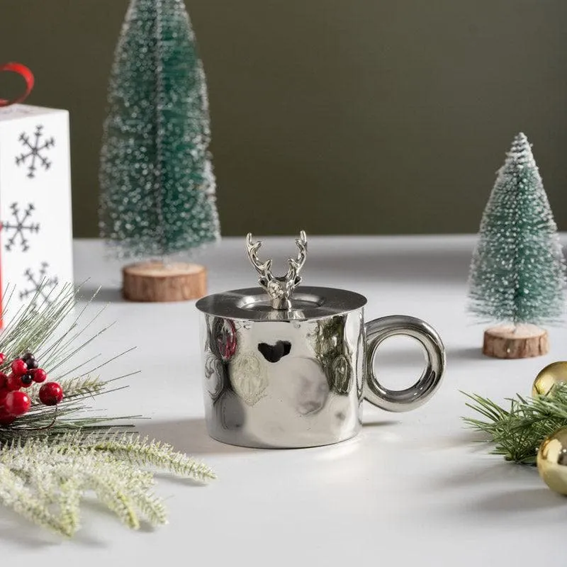 Deer Porcelain","Metal Coffee Mug (400 mL) media 3