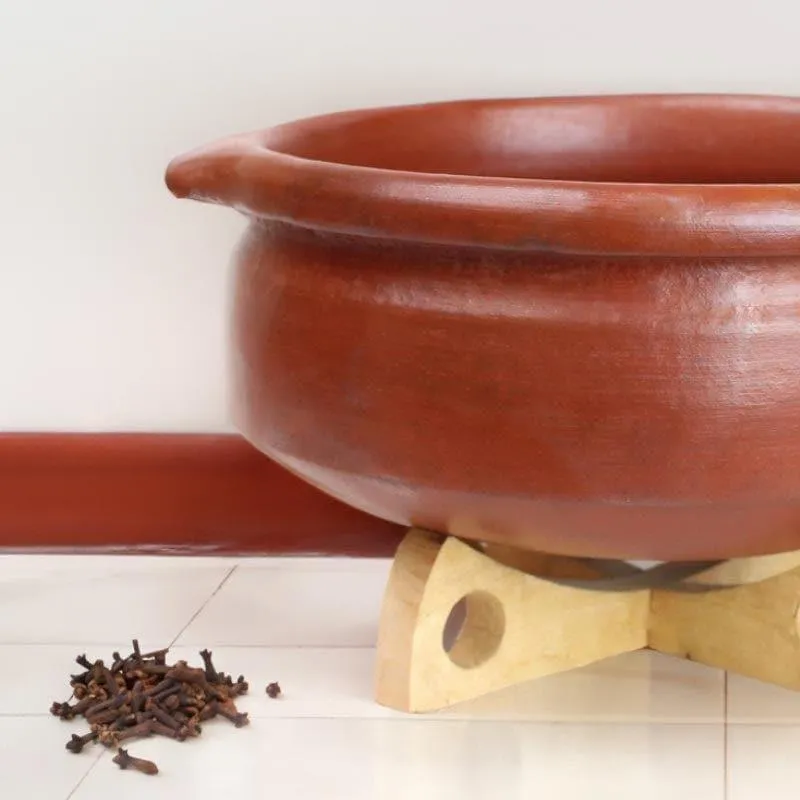 Vritra Clay Pot Brown 2000 mL / 9 Inches media 3