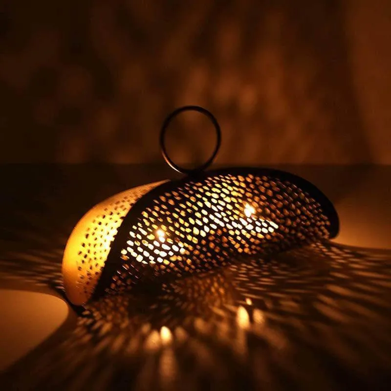 Jali Shadow Tealight Holder media 1