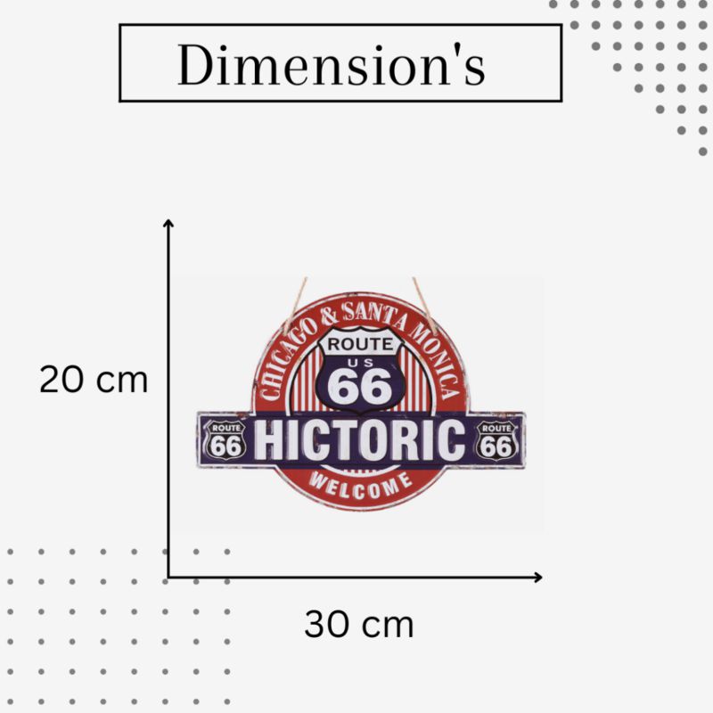 Historic Route 66 Metal Wall Accent media 5