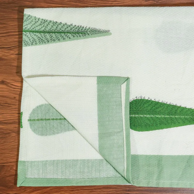 Palm Whisper Cotton BathTowel - Green media 6