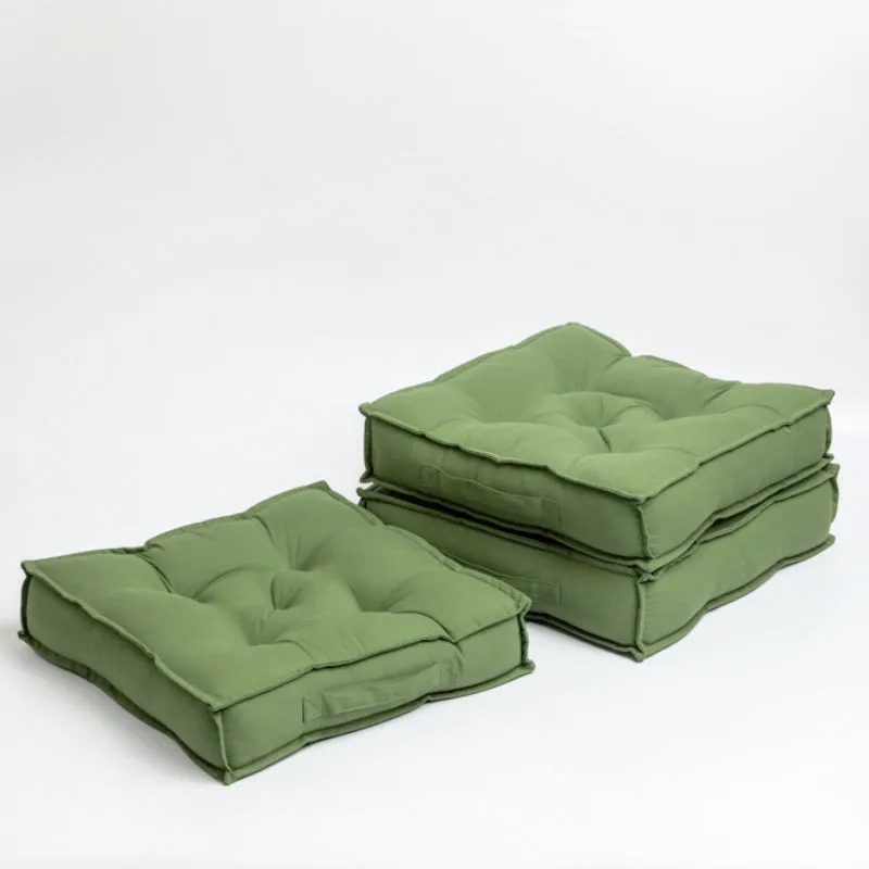 Tara Floor Cushion (Light Green) - Set Of Three media 5
