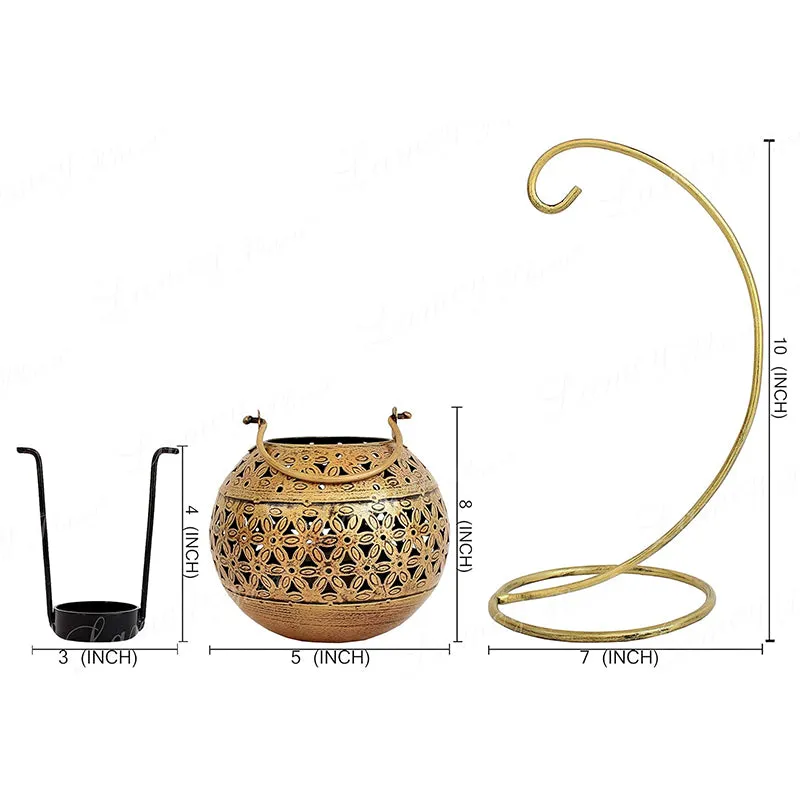 Ornate Orb Tea Light Holder media 5