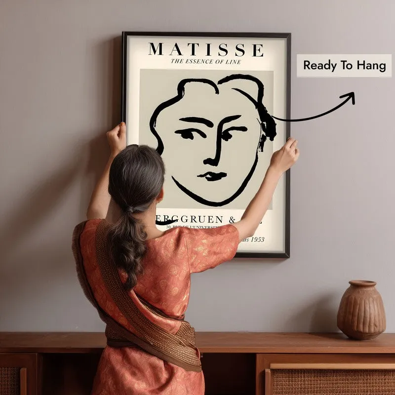 Poetry of Reduction Canvas Wall Painting With Black Frame media 6