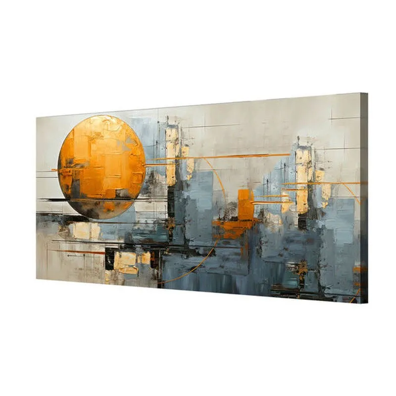 Modern Industrial Cityscape Wall Painting media 5