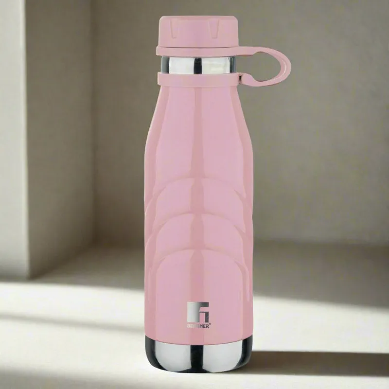 Bergner Walking Aqua Flex Thermosteel Hot And Cold Flask (Pink) - 500 mL media 5