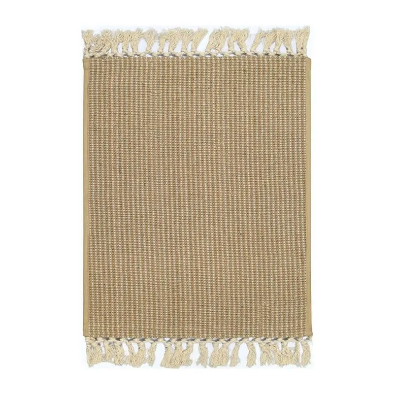 EcoStep Anti-Slip Jute Door Mats with Fringe media 7