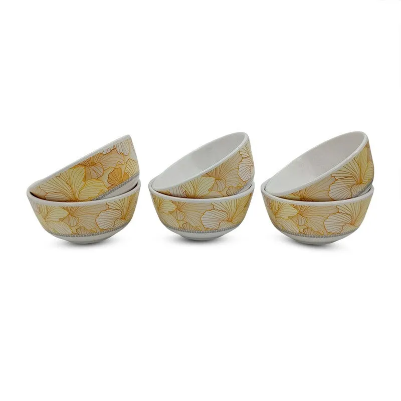 Flore Melamine Snack Bowls (200 mL Each) - Set of Six media 7