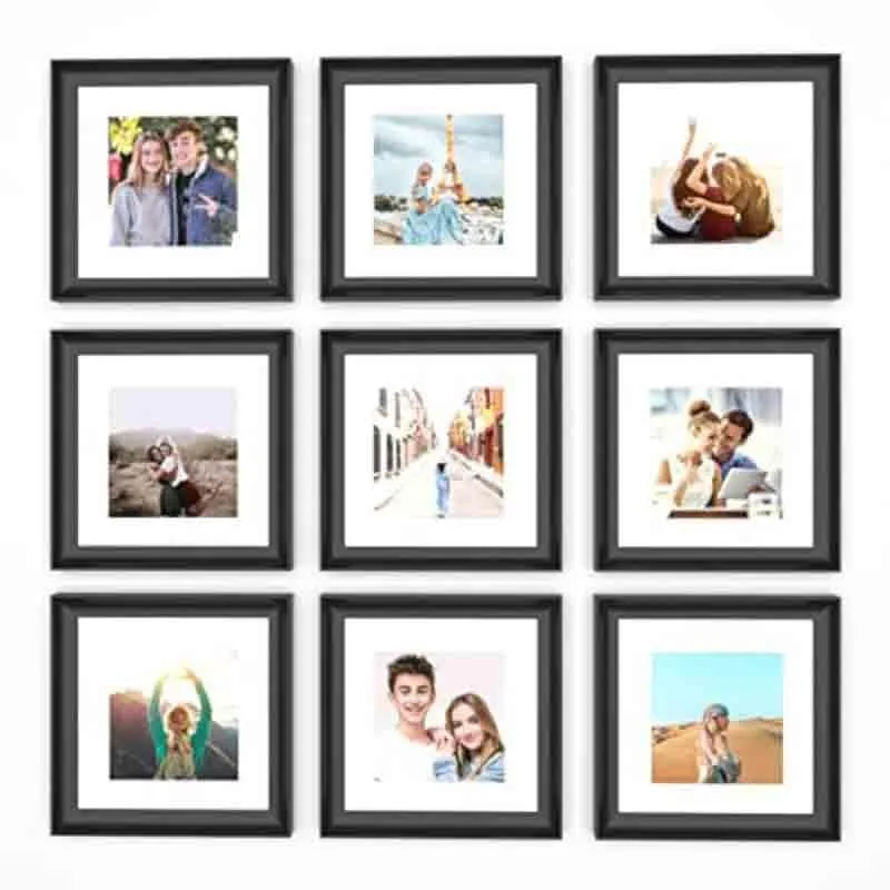 Memories Encased Photo Frame (Black) - Set Of Nine media 4