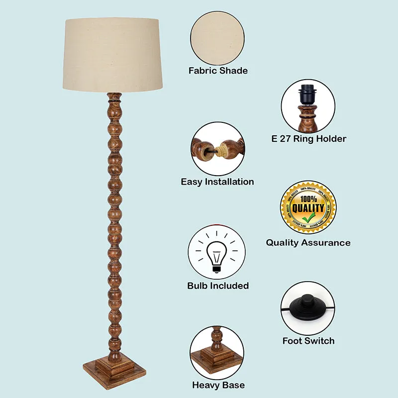 Elfin Noir Floor Lamp - White media 4