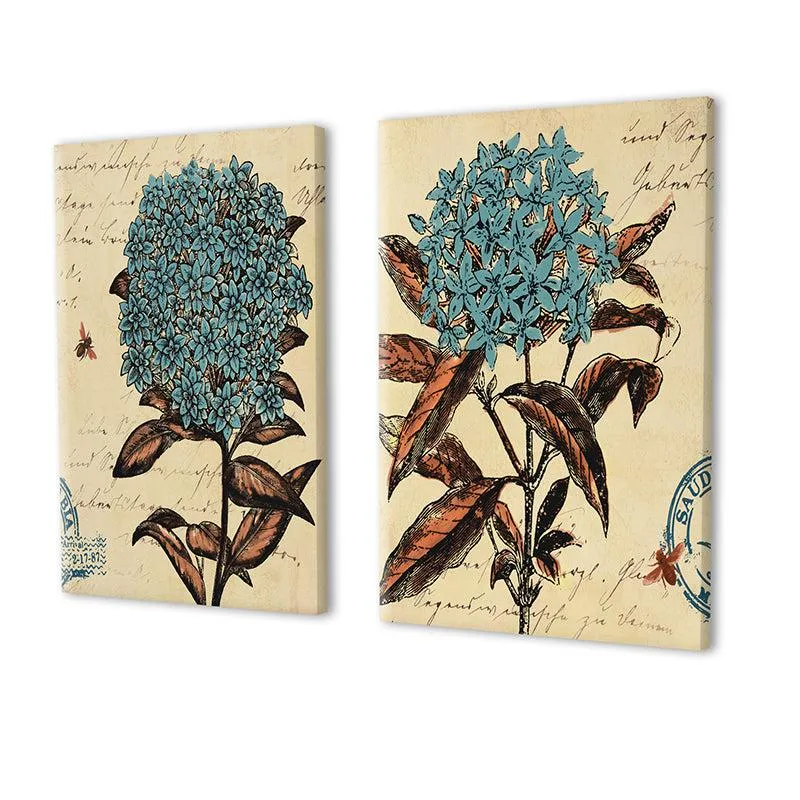 Butterfly Bush Wall Painting - Set Of Two media 5